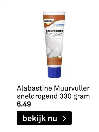 Karwei Alabastine Muurvuller Sneldrogend 330 gram aanbieding