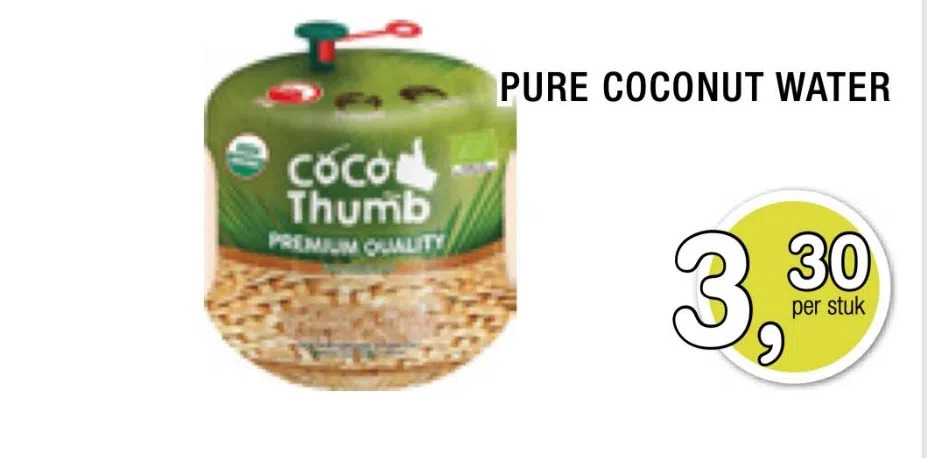 Amazing Oriëntal Pure coconut water aanbieding