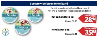 Huisdier Voordeelshop Seresto vlooien en tekenband aanbieding