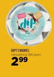 Jumbo DIPT S'MORES CREAMCHEESE aanbieding