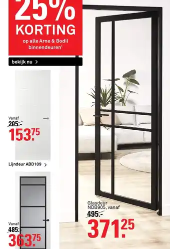 Karwei Glasdeur NDB905, Vanaf aanbieding