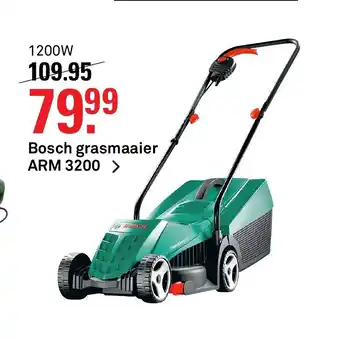 Karwei Bosch Grasmaaier ARM 3200 1200W aanbieding