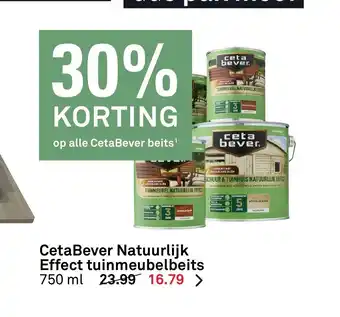 Karwei CetaBever Natuurlijk Effect Tuinmeubelbeits 750 ml aanbieding