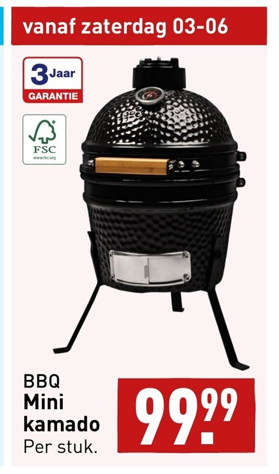 BBQ Mini kamado aanbieding bij ALDI