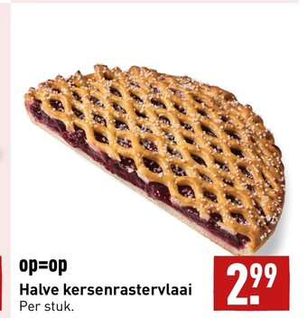 ALDI Halve kersenrastervlaai aanbieding