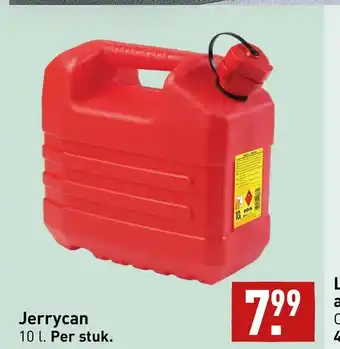 ALDI Jerrycan 10 l. aanbieding