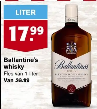 Hoogvliet Ballantine's whisky aanbieding
