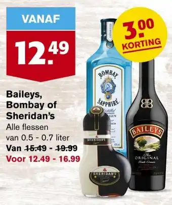 Hoogvliet Baileys, Bombay of sheridan's aanbieding