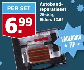 Hoogvliet Autoband-reparatieset 28-delig aanbieding