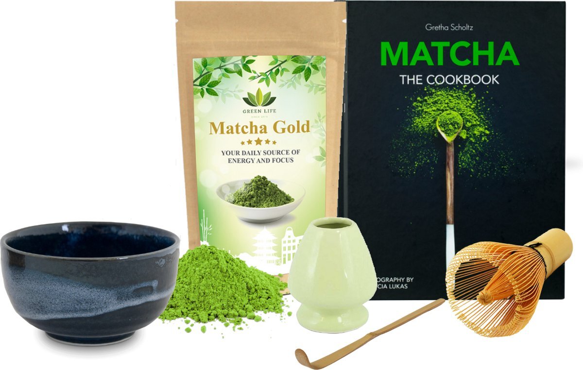 Bol.com Matcha thee starters kit - alles wat u nodig heeft voor de perfecte japanse matcha! vandaag besteld, morgen in huis! ✔ grati aanbieding