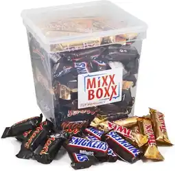 Bol.com Chocolade box van 110 stuks mars miniaturen - 2200g - mars, snickers, twix aanbieding