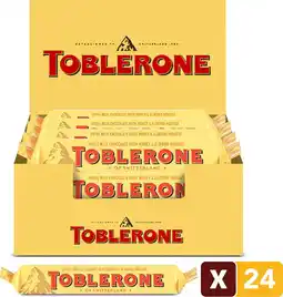 Bol.com Toblerone chocoladereep - 50g x 24 aanbieding
