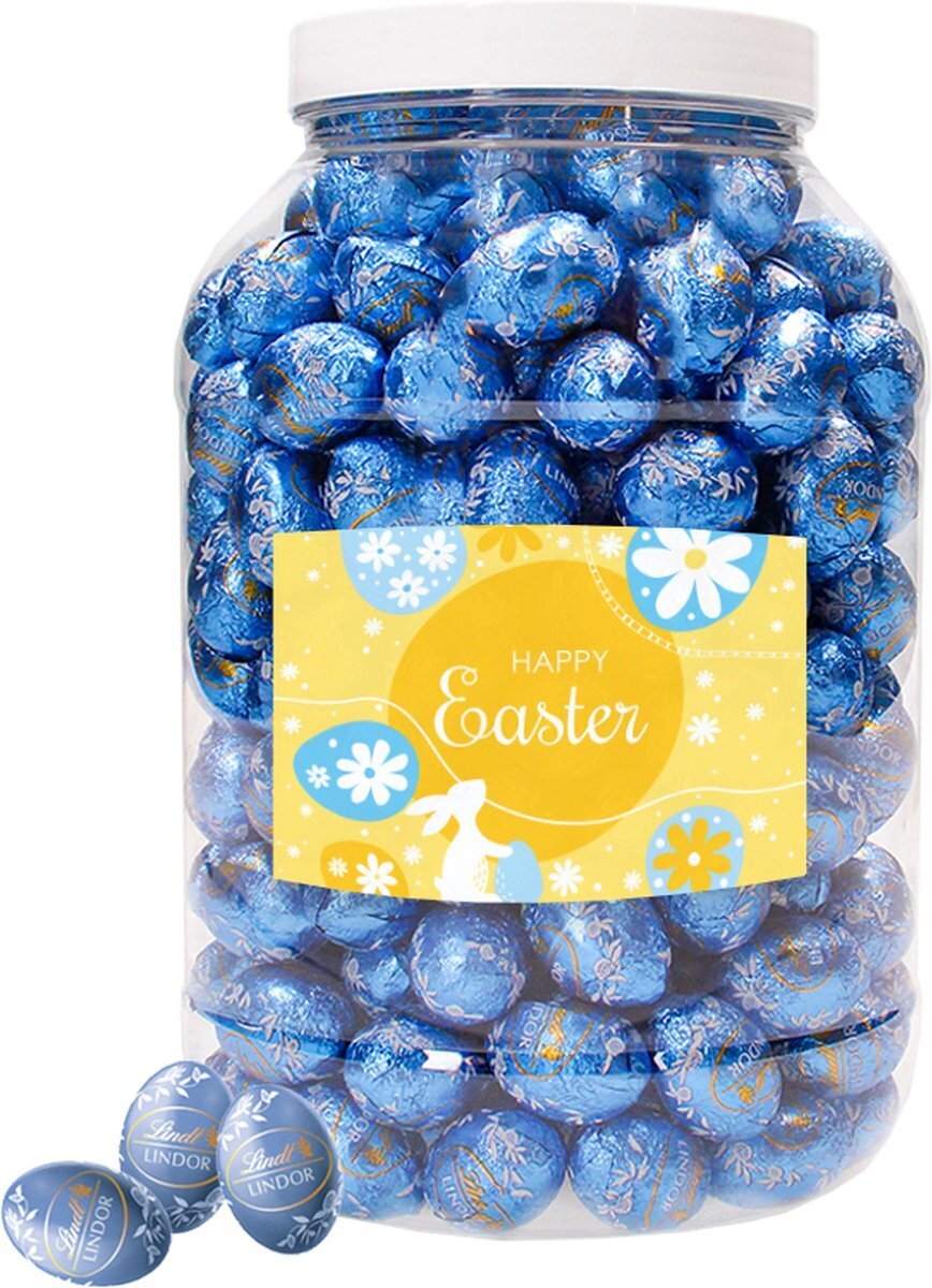 Bol.com Lindor paaseitjes - melkchocolade met witte vulling - 2000g aanbieding