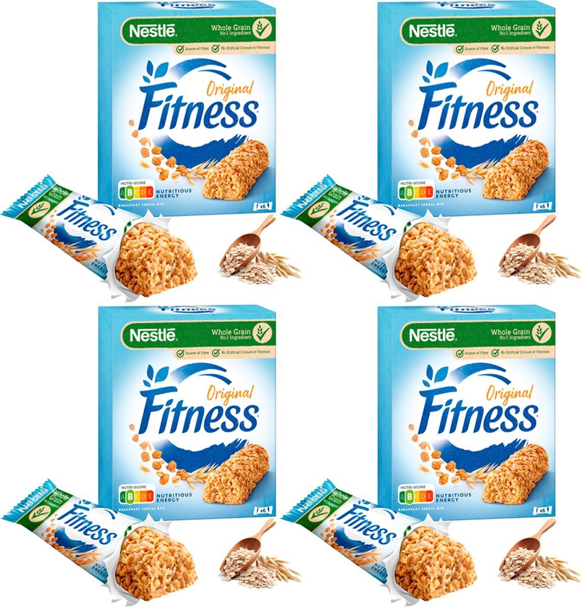 Bol.com Fitness ontbijtrepen natuur 24 x 23.50 gram aanbieding