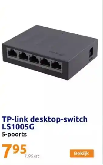 Action TP-link desktop-switch LS1005G aanbieding
