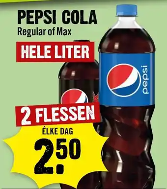 Dirck 3 PEPSI COLA Regular of Max aanbieding