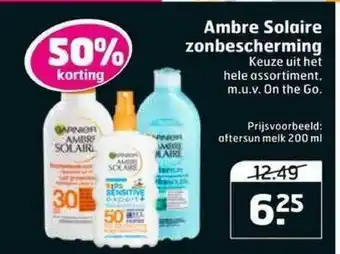 Trekpleister Ambre Solaire Zonbescherming 50% Korting aanbieding