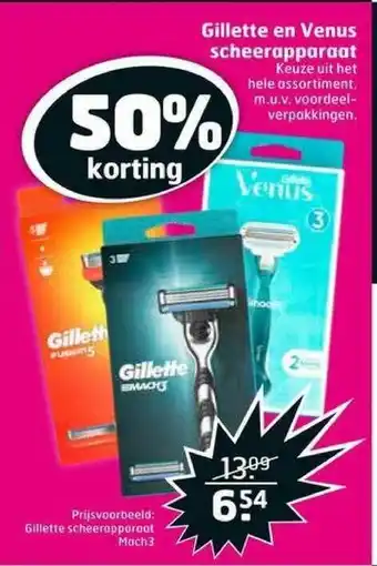 Trekpleister Gillette En Venus Scheerapparaat 50% Korting aanbieding