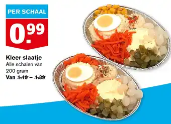 Hoogvliet Kleer slaatje aanbieding