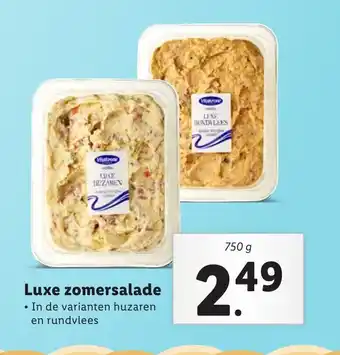 Lidl Luxe zomersalade 750 g aanbieding