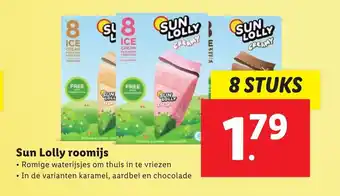 Lidl Sun Lolly roomijs 8 STUKS aanbieding