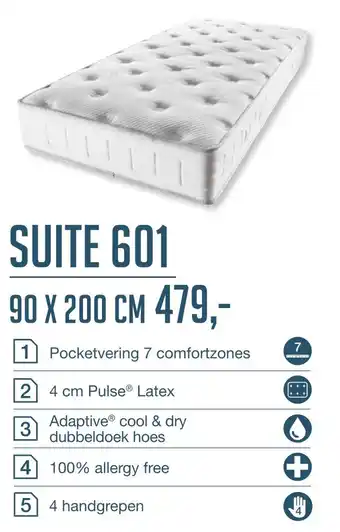 Comfort Suite Suite 601 90x200 cm aanbieding