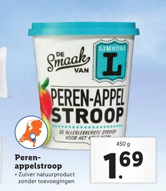 Lidl Peren-appelstroop 450 g aanbieding