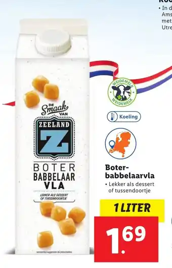 Lidl Boter-babbelaarvla 1 LITER aanbieding