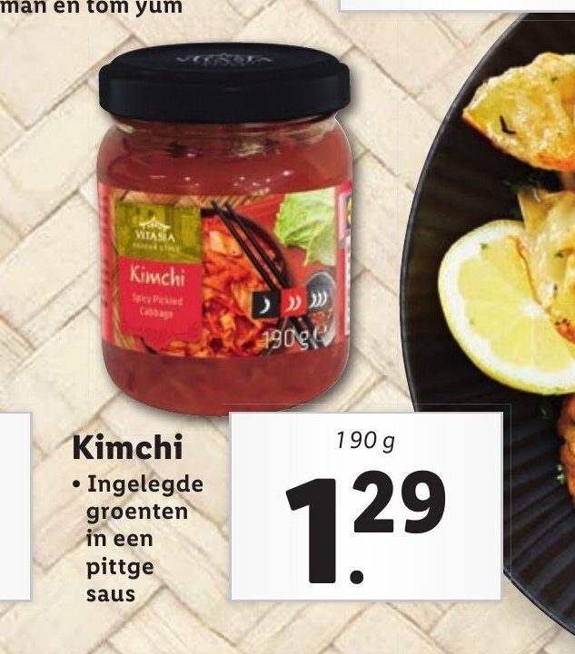 Kimchi 190 g aanbieding bij Lidl
