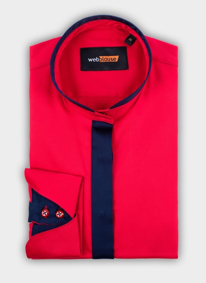 Bol.com Blouse dames emma rood - 40 aanbieding