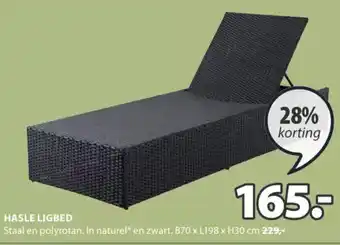 Jysk HASLE LIGBED B70 x L198 x H30 cm aanbieding