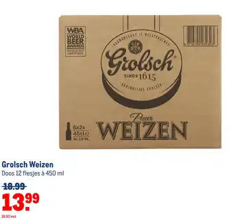 Makro Grolsch weizen aanbieding