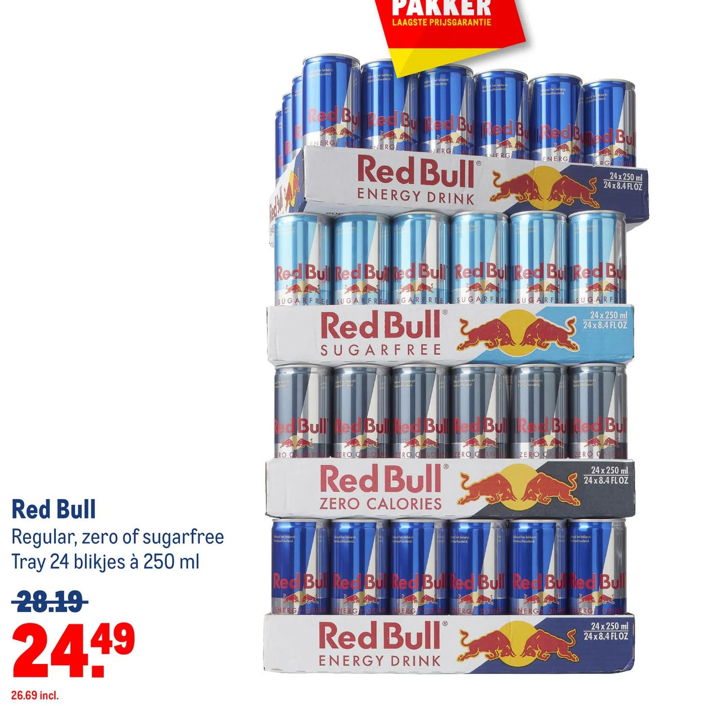 Makro Red bull aanbieding