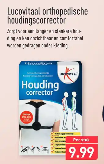 ALDI Lucovitaal orthopedische houdingscorrector aanbieding