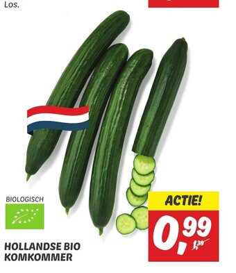 Dekamarkt HOLLANDSE BIO KOMKOMMER aanbieding