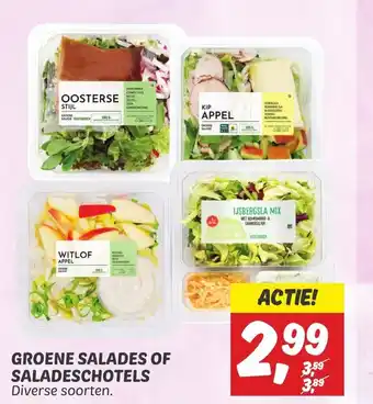 Dekamarkt GROENE SALADES OF SALADESCHOTELS aanbieding