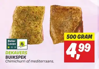 Dekamarkt DEKAVERS BUIKSPEK aanbieding