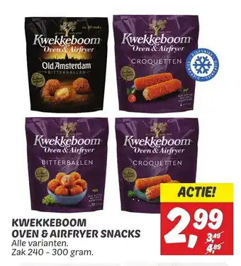 Dekamarkt KWEKKEBOOM OVEN & AIRFRYER SNACKS Zak 240-300 gram. aanbieding