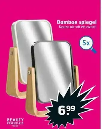 Trekpleister Bamboe spiegel aanbieding