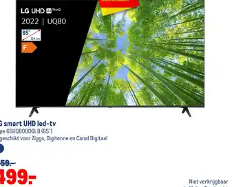 Makro Lg smart uhd led-tv aanbieding