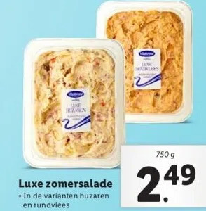 Lidl Luxe zomersalade aanbieding
