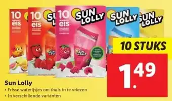 Lidl Sun lolly aanbieding