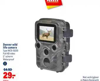 Makro Denver wild life camera aanbieding