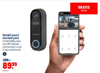 Makro Hombli smart doorbell pack aanbieding