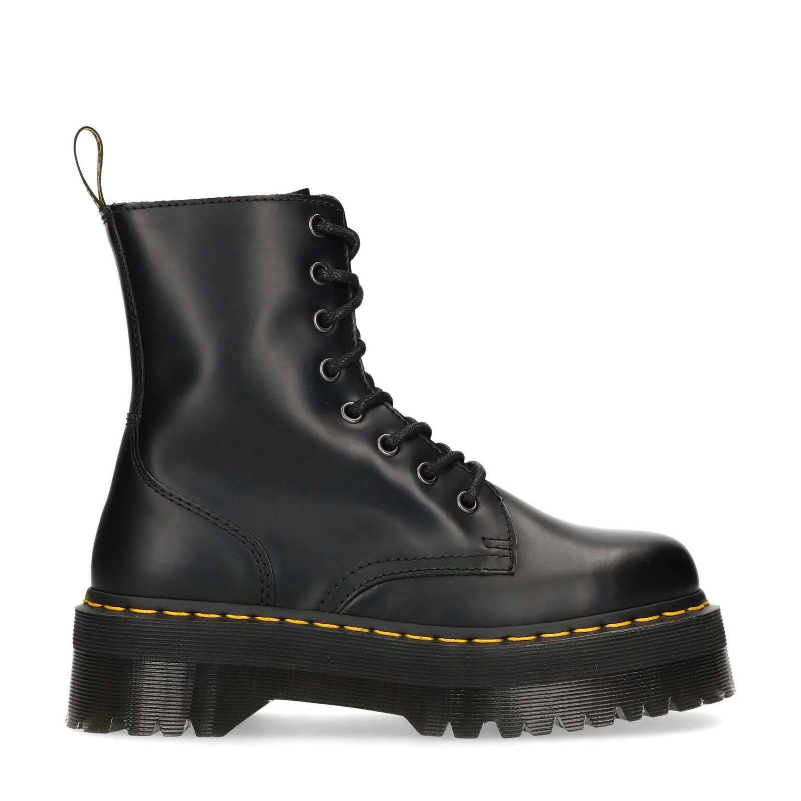 Wehkamp Dr. martens jadon  leren veterboots zwart aanbieding