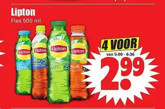 Dirk Lipton 500 ml aanbieding