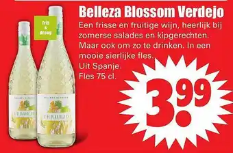 Dirk Belleza blossom verdejo 75 cl aanbieding