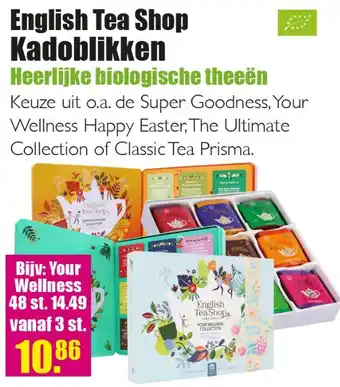 Gezond & Wel English Tea Shop Kadoblikken aanbieding