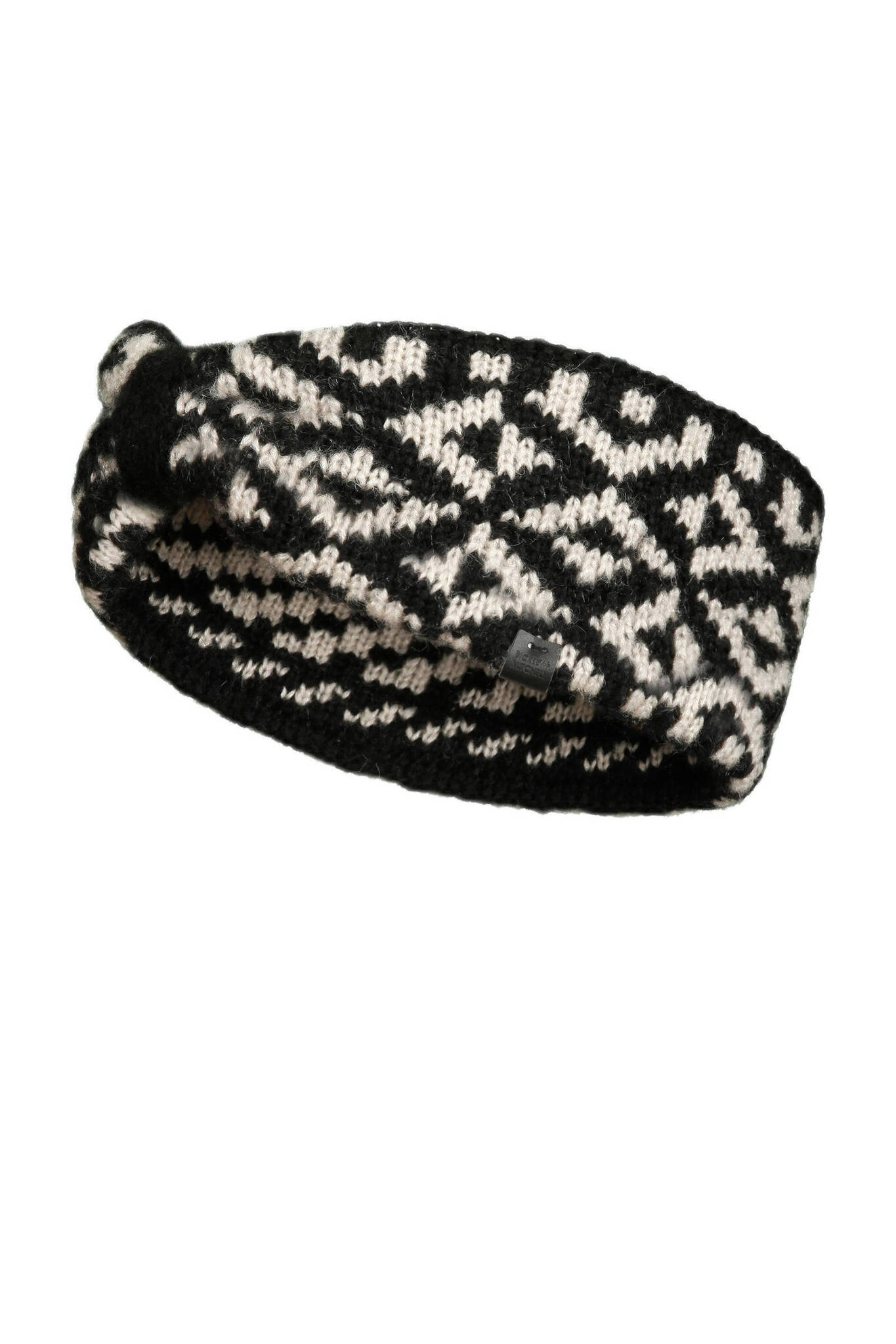 Wehkamp Bickley + mitchell hoofdband met grafische print zwart/ecru aanbieding