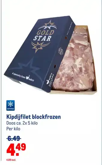 Makro Kipdijfilet blockfrozen 2x 5 kilo aanbieding